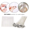 Handmade DIY scented candle making tool set, creative tinplate can, soy wax melting wax pot, birthday candles details Picture